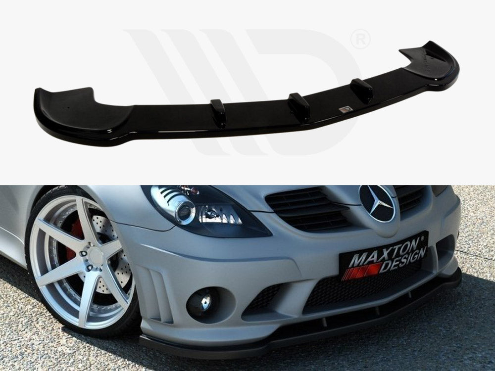 Front Splitter Mercedes SLK R171 (For ME-SLK-R171-AMG204-F1) Maxton Design