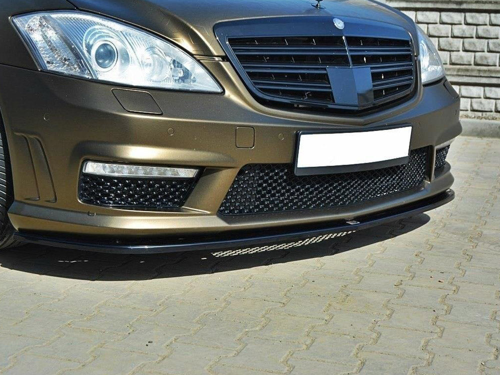 Front Splitter Mercedes S-class W221 AMG Maxton Design