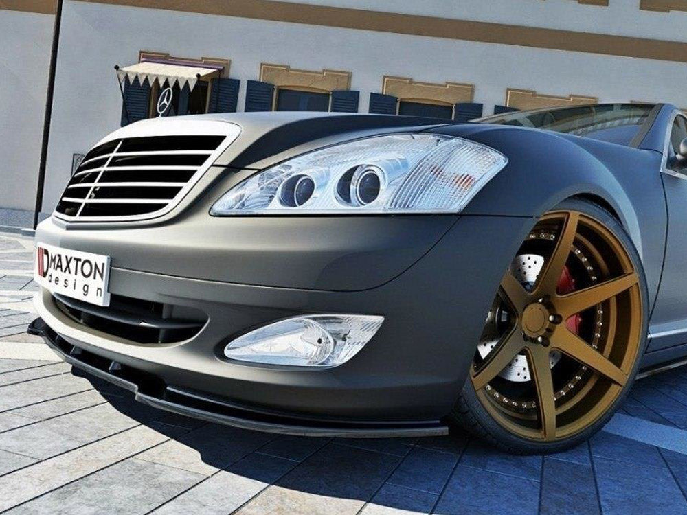 Front Splitter Mercedes S-class W221 Maxton Design