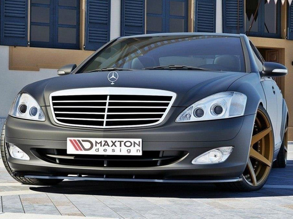 Front Splitter Mercedes S-class W221 Maxton Design