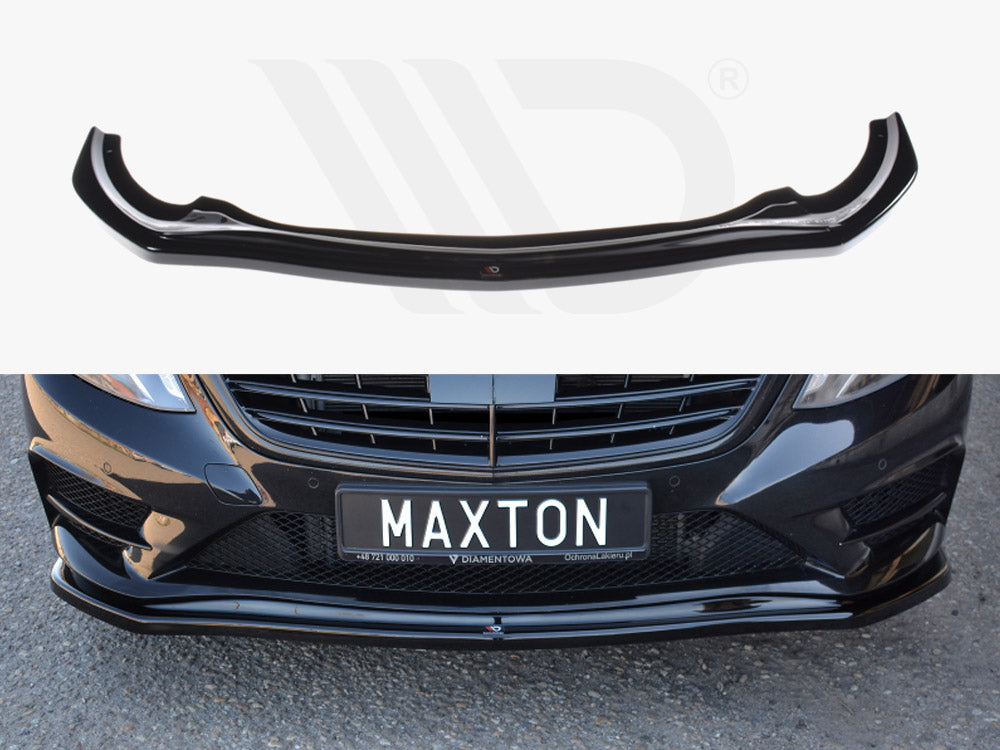 Front Splitter V.1 Mercedes S-class Amg-line W222 2013-2017 Maxton Design