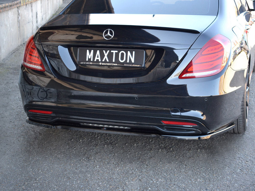 Rear Splitter Mercedes S-class Amg-line W222 2013-2017 Maxton Design