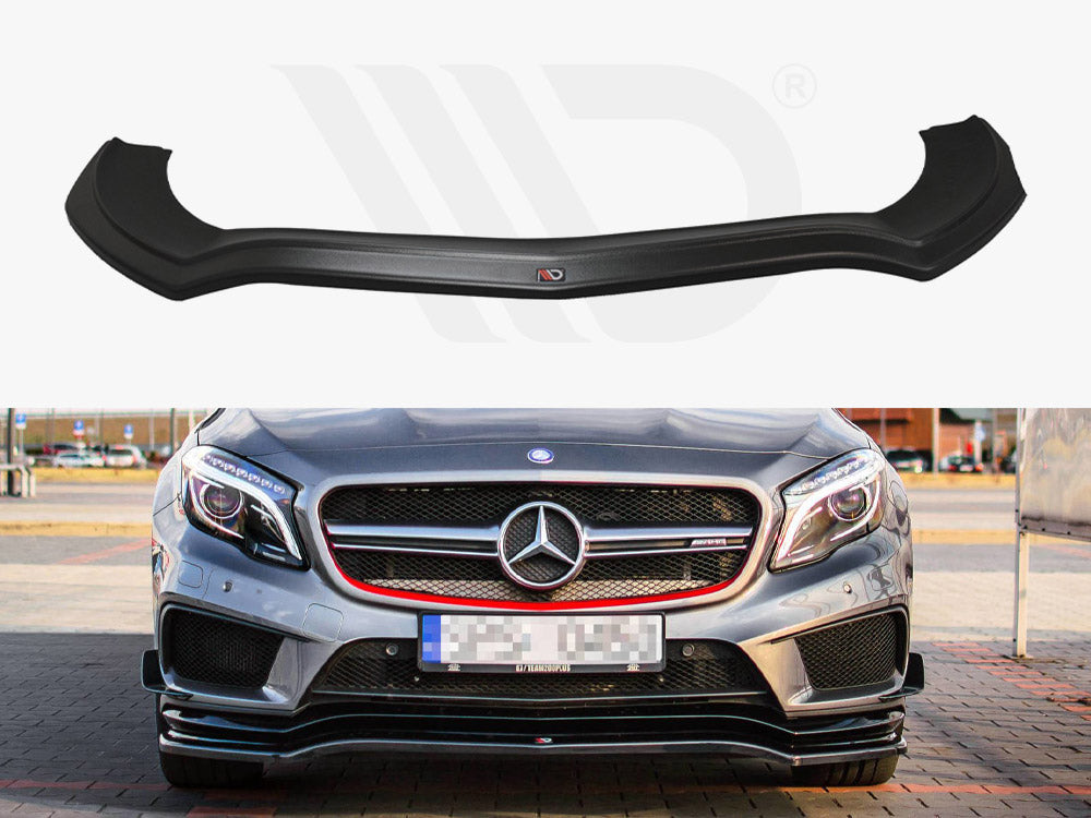 Front Splitter Mercedes-benz GLA 45 AMG SUV (X156) Pre-facelift 2014-2017 Maxton Design