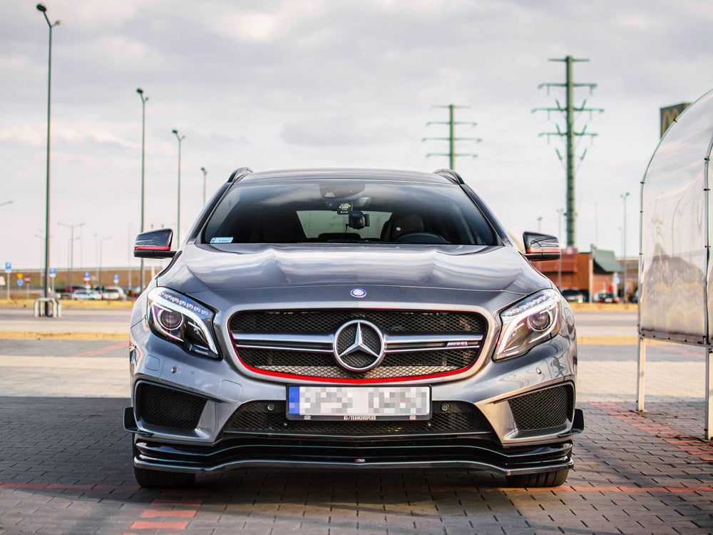 Front Splitter Mercedes-benz GLA 45 AMG SUV (X156) Pre-facelift 2014-2017 Maxton Design