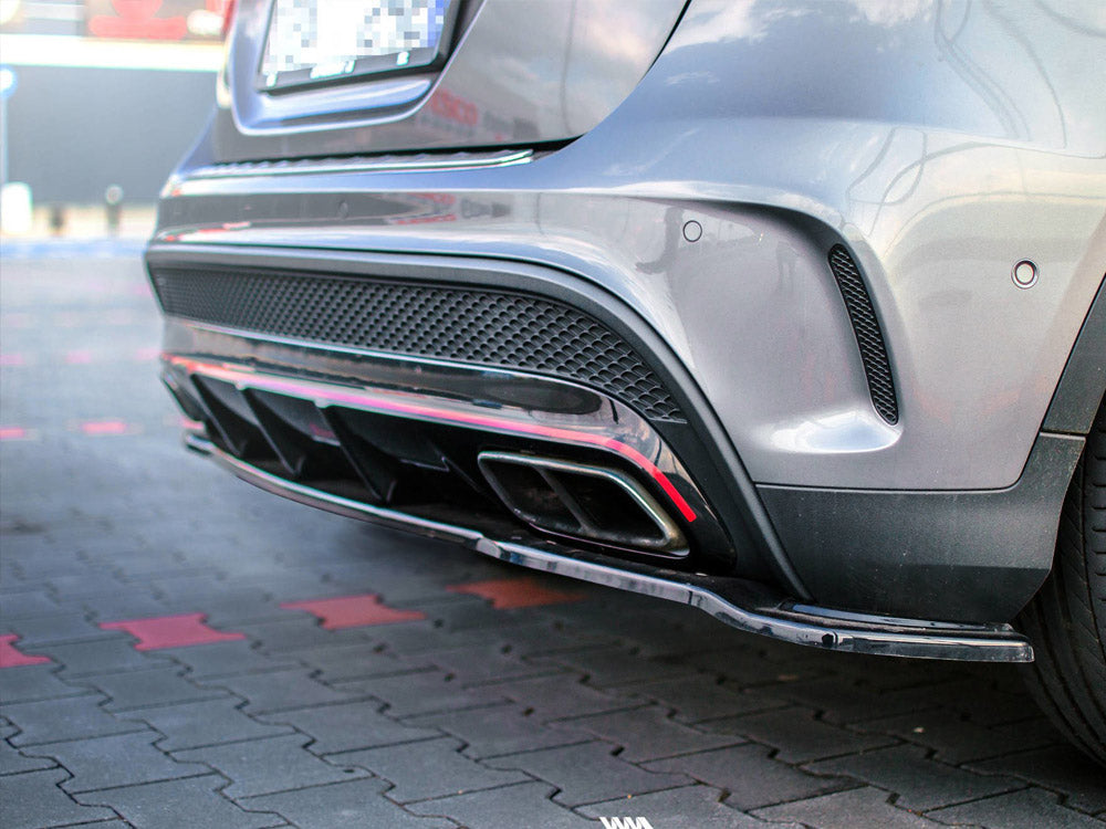 Rear Splitter (NO Vertical Bars) Mercedes-benz GLA 45 AMG SUV (X156) Pre-facelift 2014-2017 Maxton Design