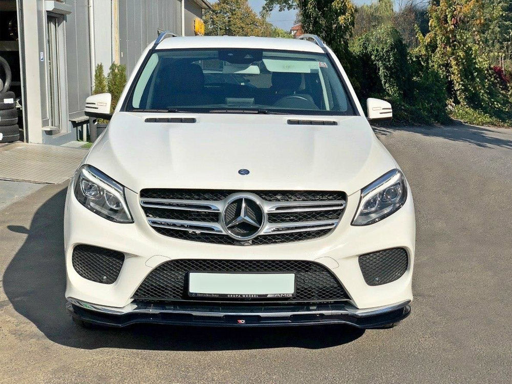 Front Splitter V.1 Mercedes GLE W166 Amg-line 2015-2018 Maxton Design