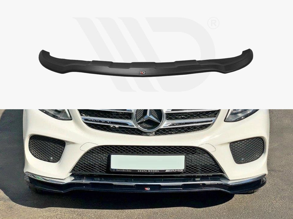 Front Splitter V.1 Mercedes GLE W166 Amg-line 2015-2018 Maxton Design