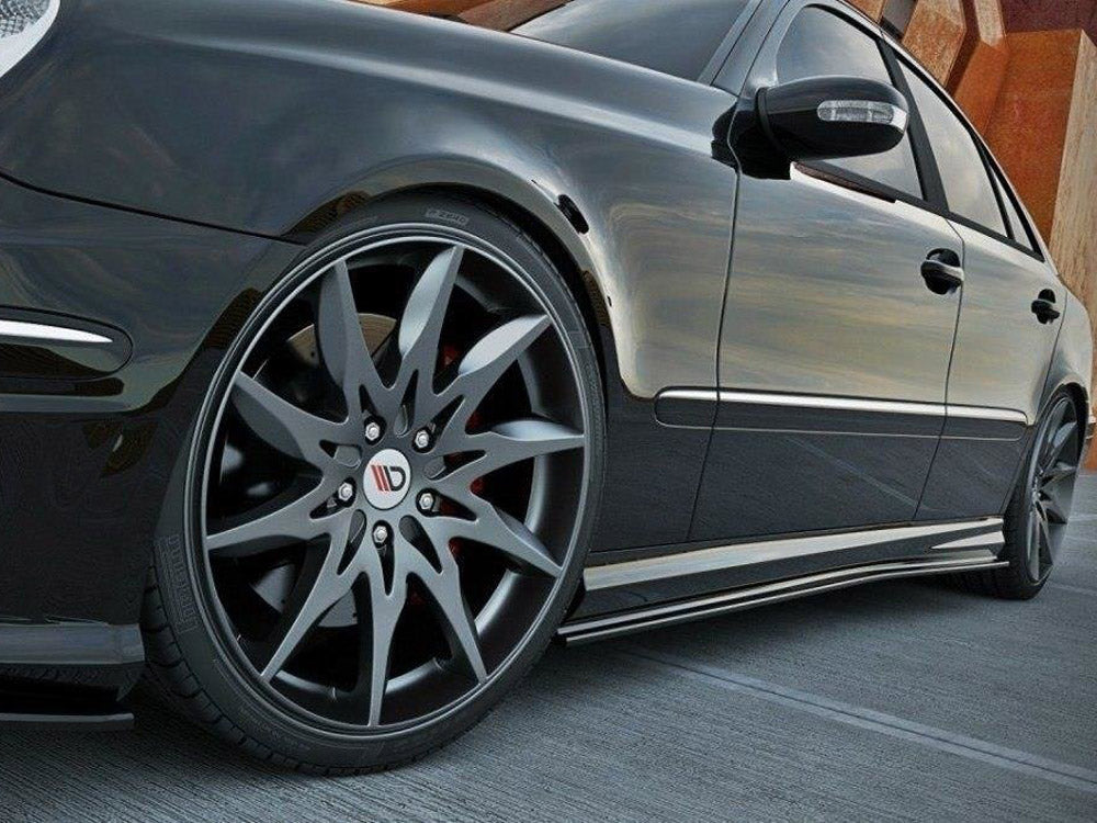 Side Skirts Diffusers Mercedes E-class W211 AMG Maxton Design