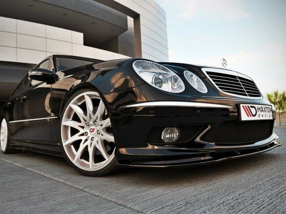 Front Splitter Mercedes E W211 AMG Preface Maxton Design