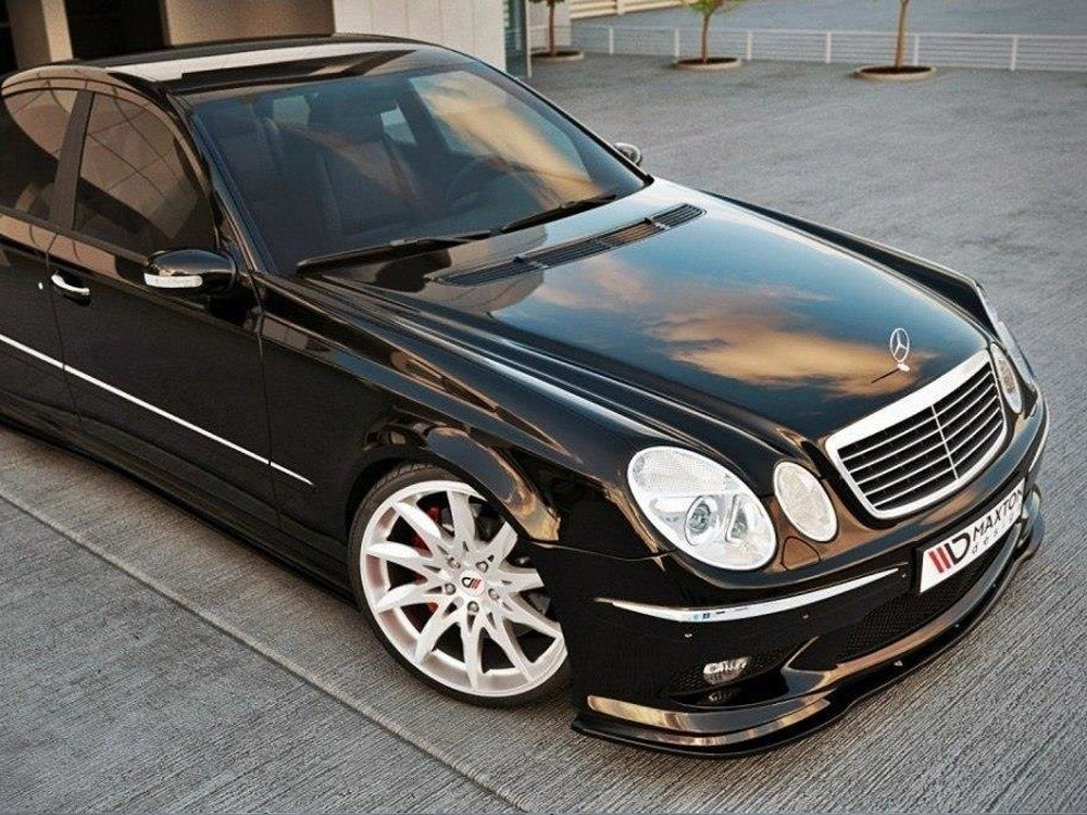 Front Splitter Mercedes E W211 AMG Preface Maxton Design