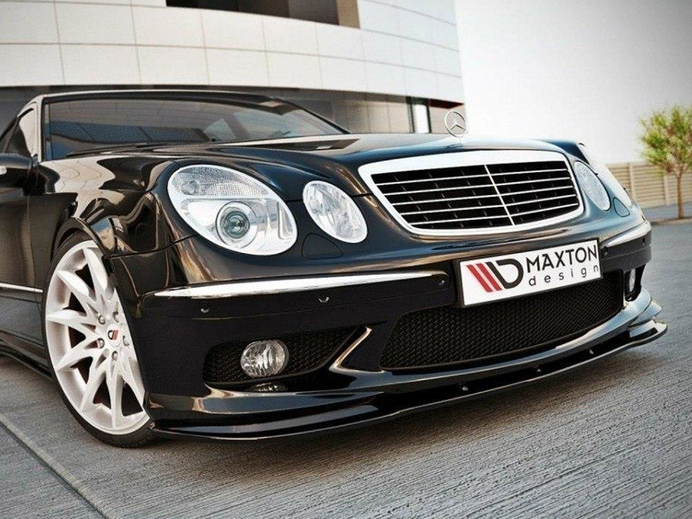 Front Splitter Mercedes E W211 AMG Preface Maxton Design