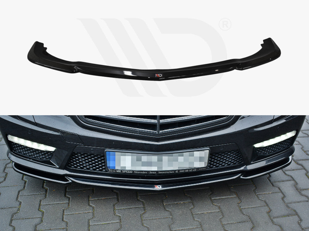 Front Splitter Mercedes E-class 212 63 AMG 2009-2012 Maxton Design