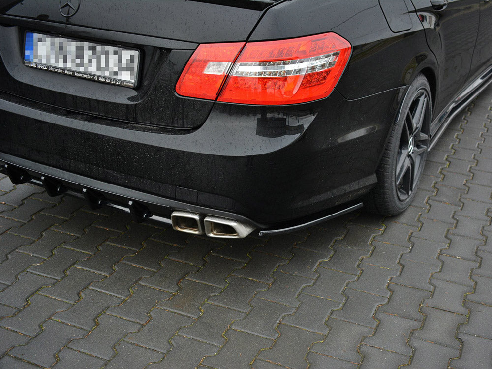 Rear Side Splitters Mercedes E-class 212 63 AMG 2009-2012 Maxton Design