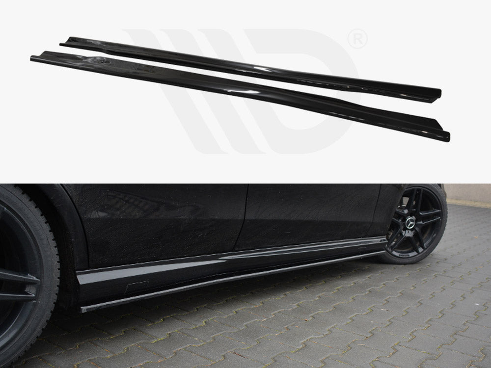 Side Skirts Splitters Mercedes E-class 212 63 AMG 2009-2012 Maxton Design