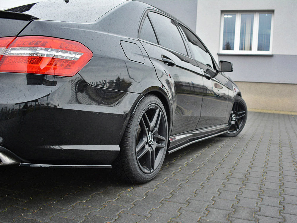 Side Skirts Splitters Mercedes E-class 212 63 AMG 2009-2012 Maxton Design