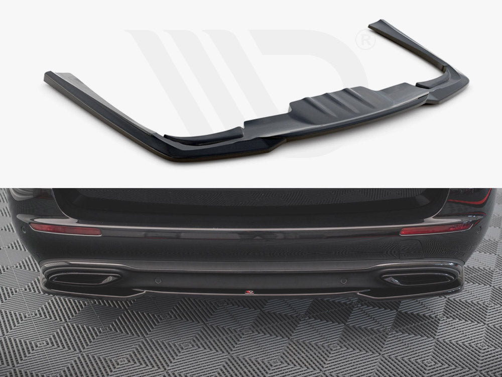 Central Rear Splitter Mercedes E W213 Maxton Design