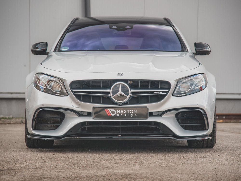 Front Splitter V.1 Mercedes E63 AMG Estate / Saloon S213 / W213 Maxton Design