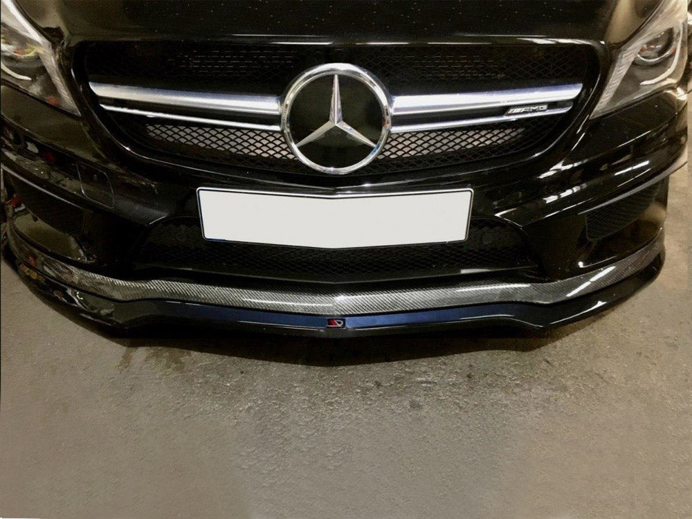 Front Splitter V.1 Mercedes CLA 45 AMG C117 (Pre-facelift) Maxton Design