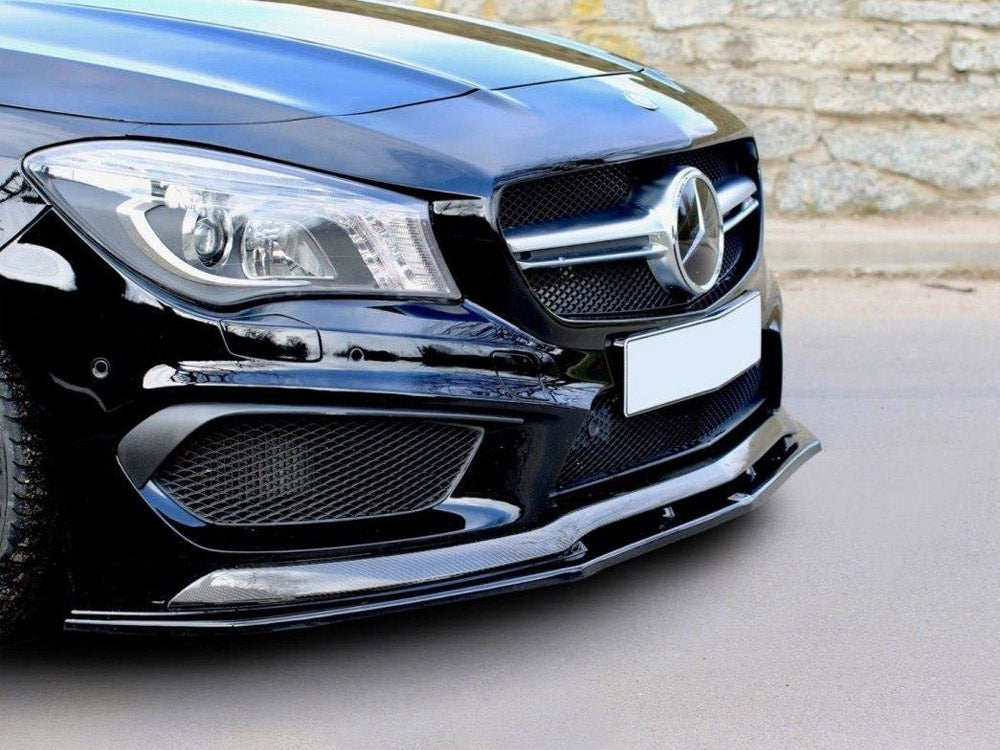 Front Splitter V.2 Mercedes CLA 45 AMG C117 (Pre-facelift) Maxton Design