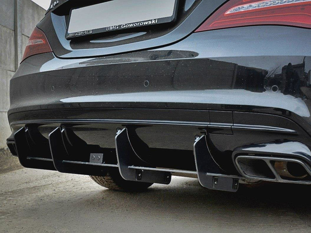 Rear Diffuser V.2 Mercedes CLA A45 AMG C117 Facelift 2017-UP Maxton Design