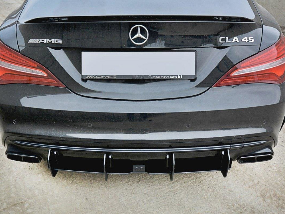 Rear Diffuser V.2 Mercedes CLA A45 AMG C117 Facelift 2017-UP Maxton Design