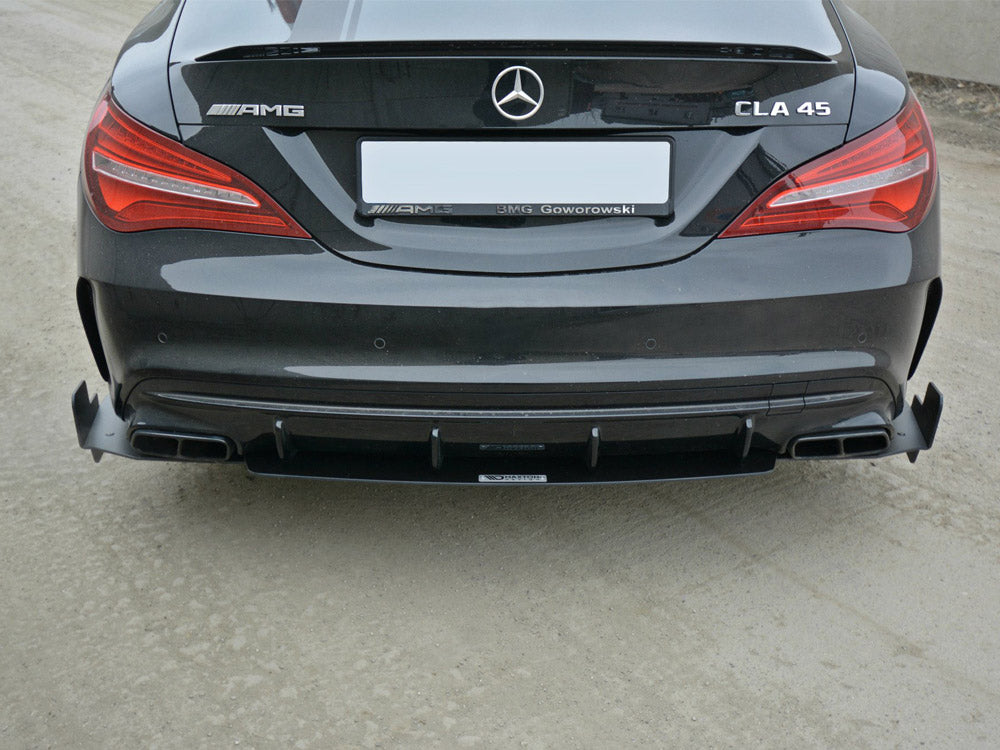 Racing Rear Side Splitters Mercedes CLA45 AMG C117 Facelift 2017-2019 Maxton Design