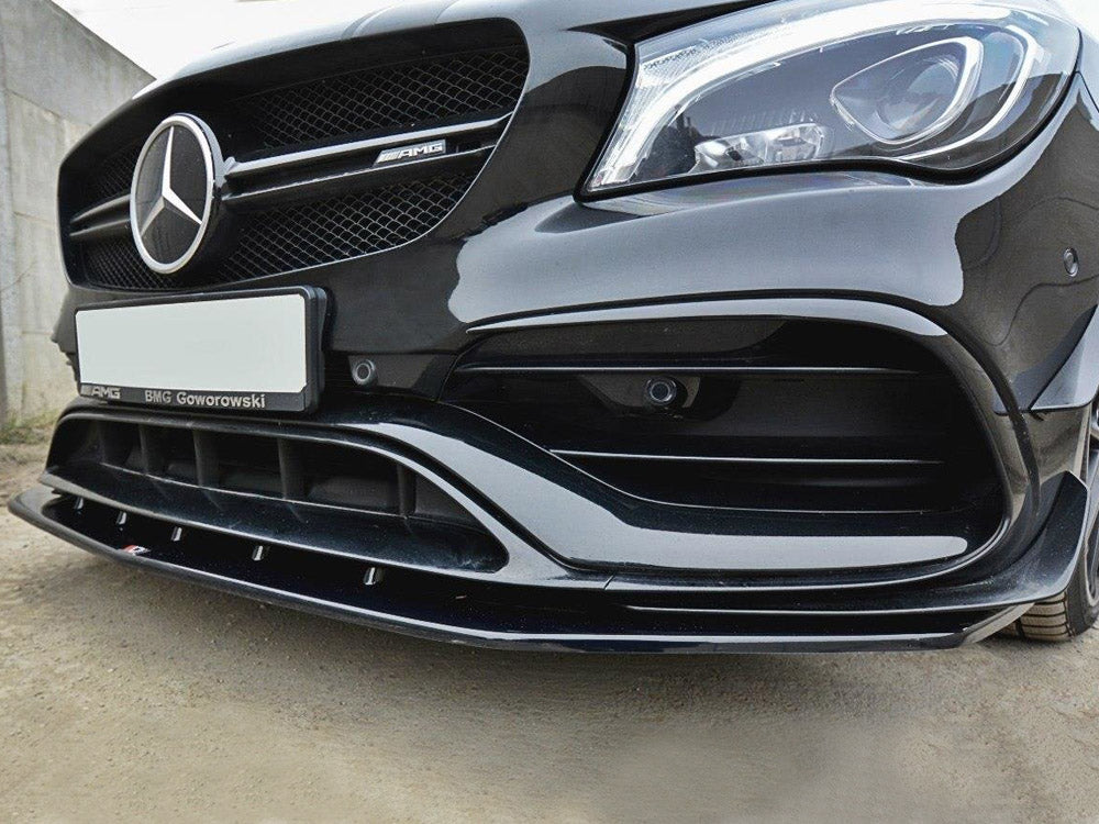 Front Splitter V.1 Mercedes CLA 45 AMG C117 (Facelift) 2017-UP Maxton Design