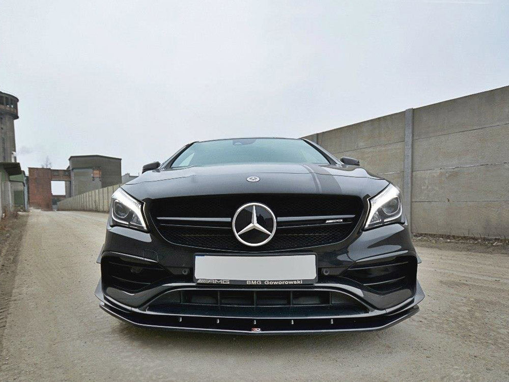 Front Splitter V.1 Mercedes CLA 45 AMG C117 (Facelift) 2017-UP Maxton Design