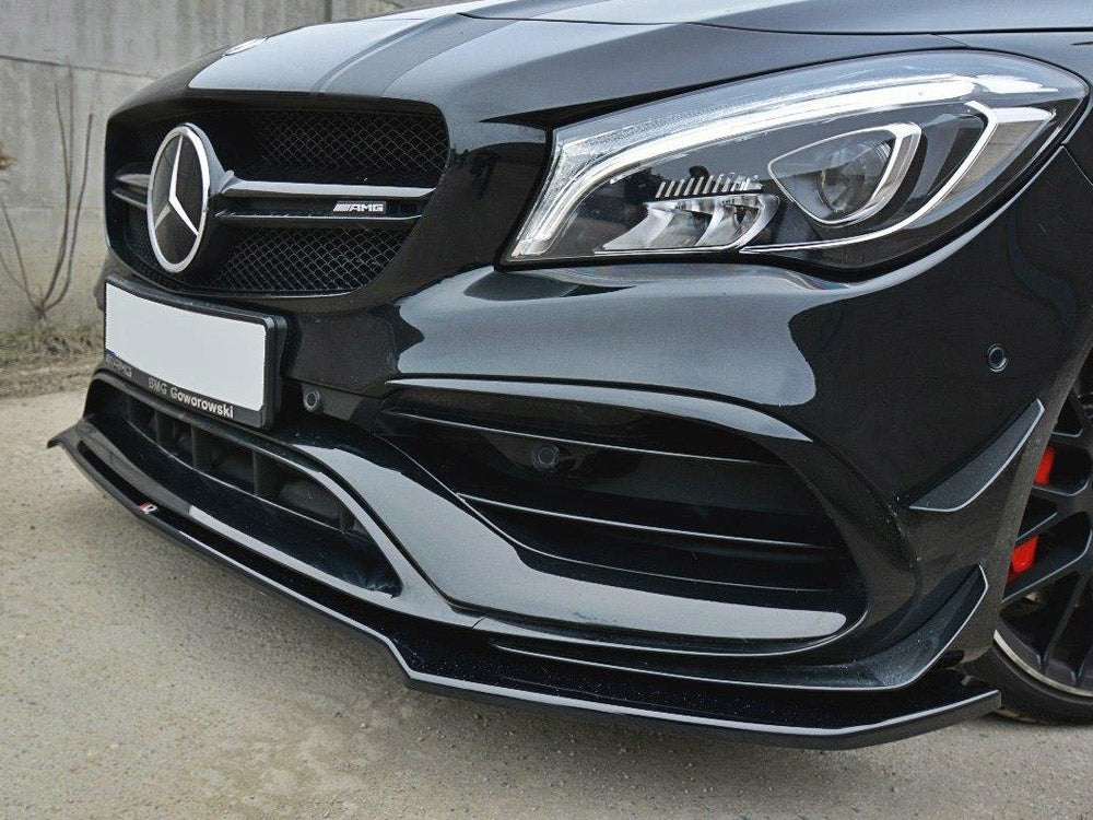 Front Splitter V.2 Mercedes CLA 45 AMG C117 (Facelift) 2017-UP Maxton Design