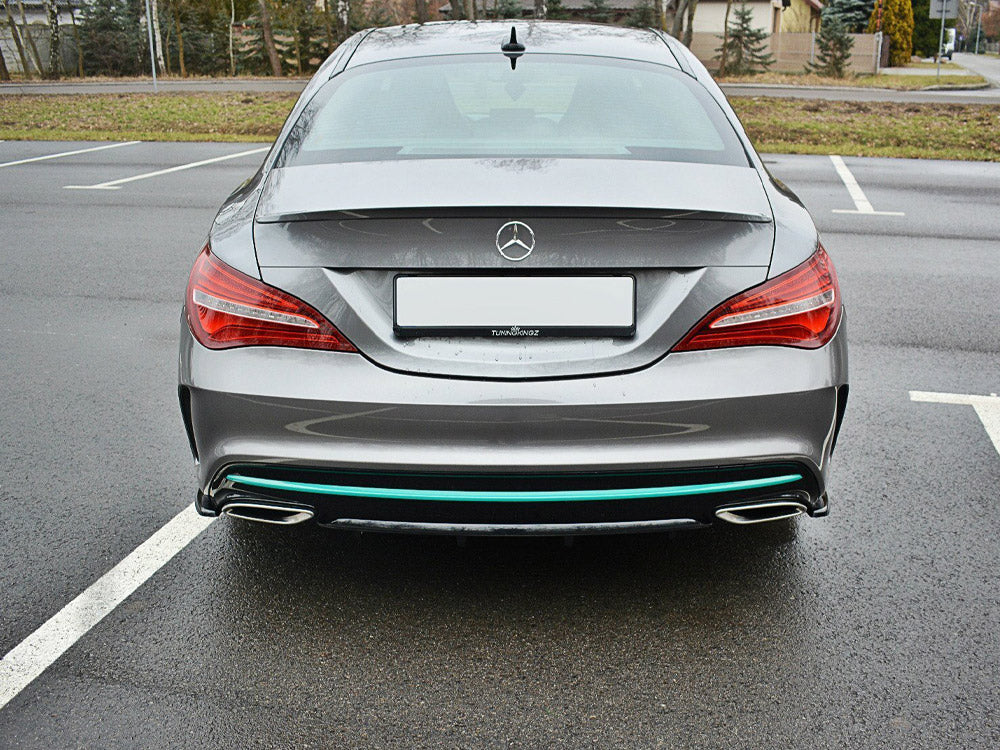 Rear Side Splitters Mercedes-benz CLA C117 Amg-line Facelift 2017-UP Maxton Design