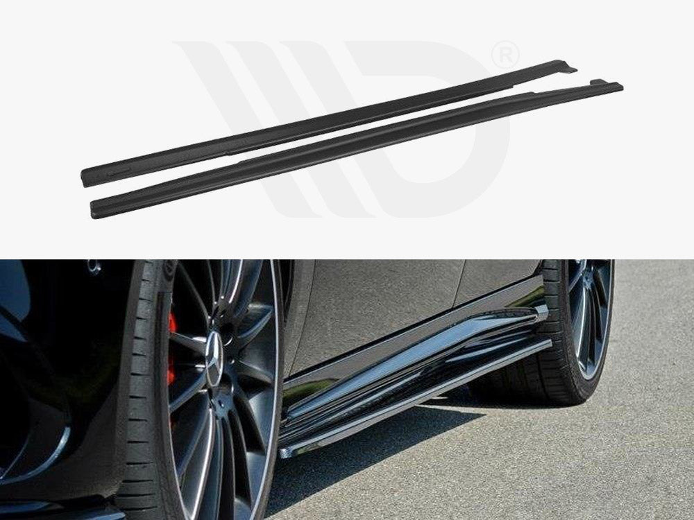 Side Skirts Diffusers Mercedes CLA 45 AMG C117 (Facelift) 2017-UP) & A W176 AMG Facelift 2015-2018 Maxton Design