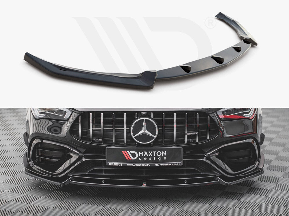 Front Splitter V.2 Mercedes-AMG CLA 45 AERO C118 2019- Maxton Design