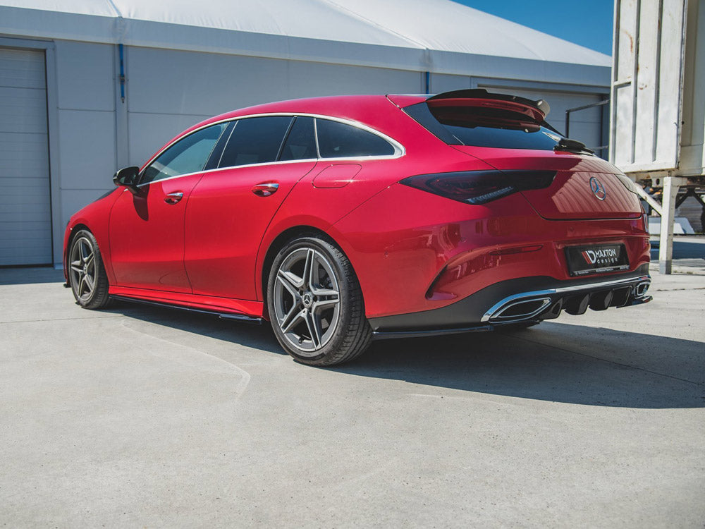 Rear Side Splitters Mercedes-Benz CLA Shooting Brake AMG-Line X118 2019- Maxton Design