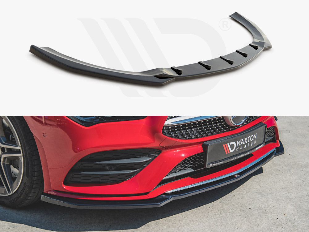 Front Splitter V.1 Mercedes-Benz CLA A35 AMG / AMG-Line C118 Maxton Design