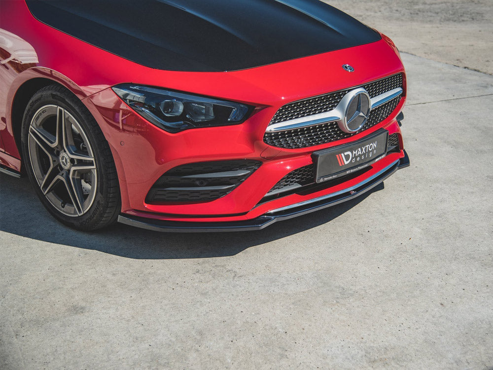 Front Splitter V.1 Mercedes-Benz CLA A35 AMG / AMG-Line C118 Maxton Design