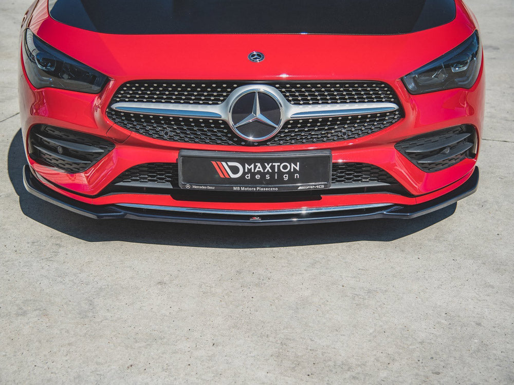 Front Splitter V.1 Mercedes-Benz CLA A35 AMG / AMG-Line C118 Maxton Design