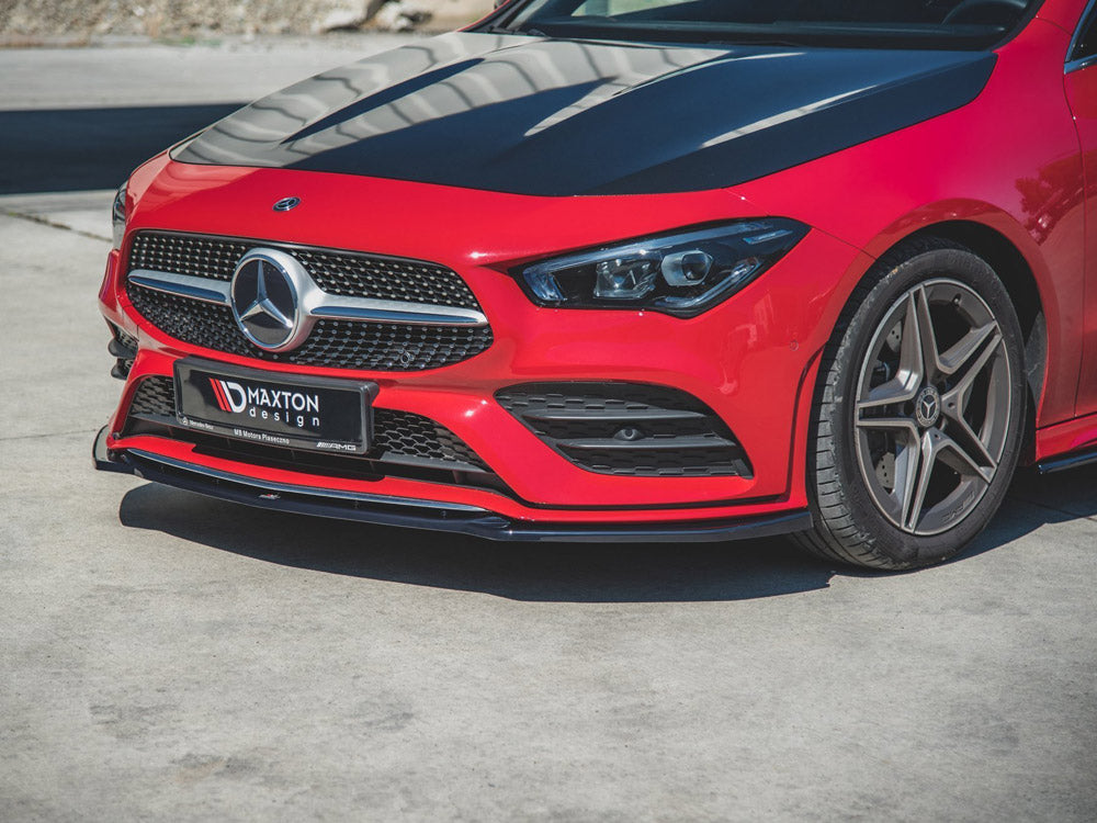 Front Splitter V.1 Mercedes-Benz CLA A35 AMG / AMG-Line C118 Maxton Design