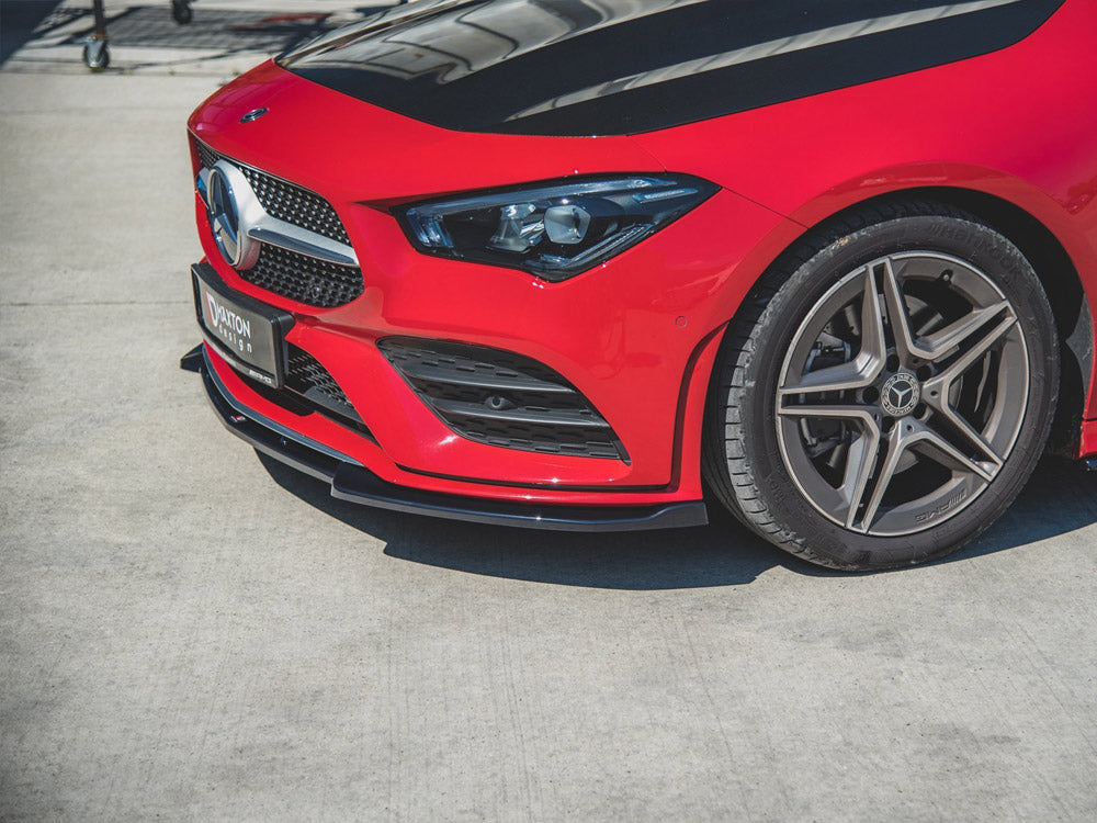 Front Splitter V.2 Mercedes-Benz CLA A35 AMG / AMG-Line C118 Maxton Design