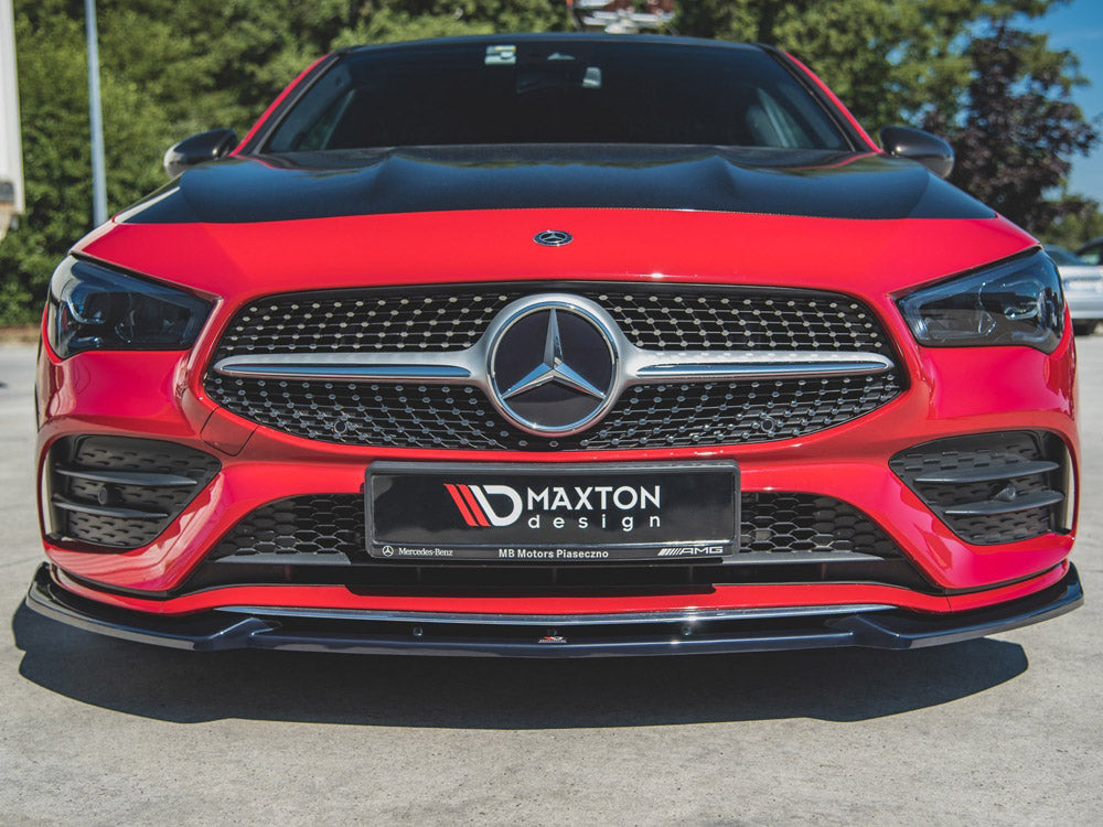 Front Splitter V.2 Mercedes-Benz CLA A35 AMG / AMG-Line C118 Maxton Design