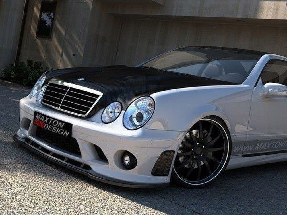 Front Splitter Mercedes CLK W208 (For ME-CLK-208-AMG204-F1 Bumper) Maxton Design