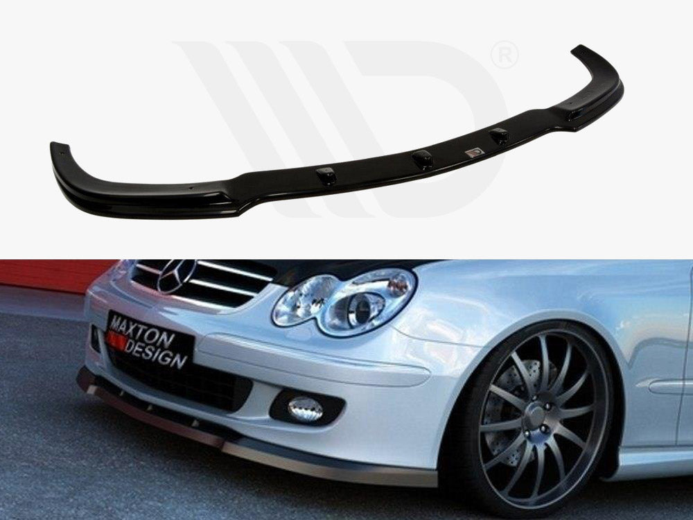 Front Splitter Mercedes CLK W209 Facelift Model For Standard Version Maxton Design