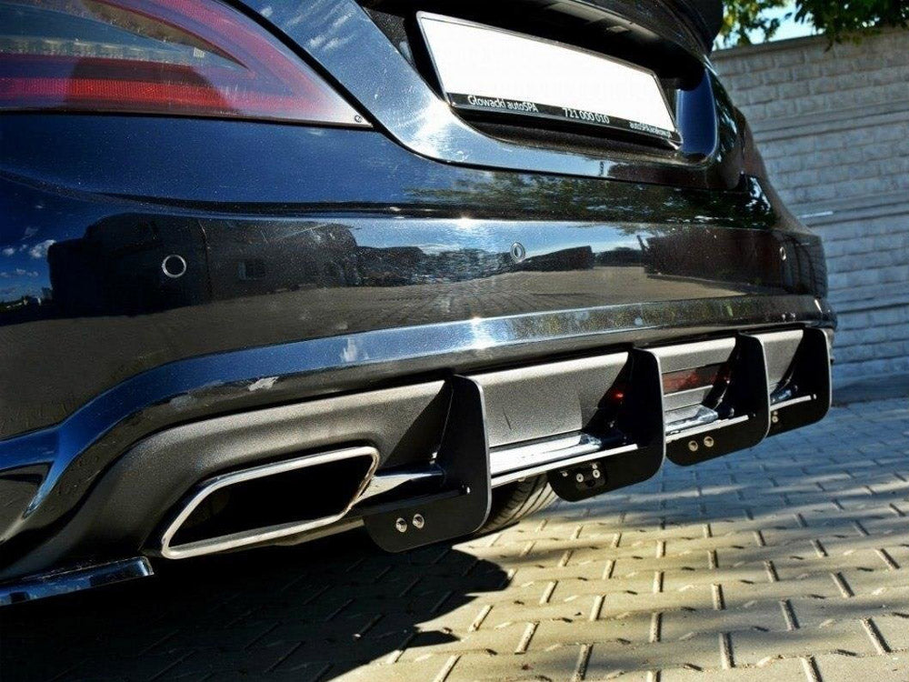 Rear Diffuser Mercedes CLS C218 Amg-line 2011-2014 Maxton Design