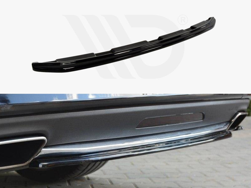 Central Rear Splitter Mercedes CLS C218 Amg-line (Without A Vertical BAR) 2011-2014 Maxton Design