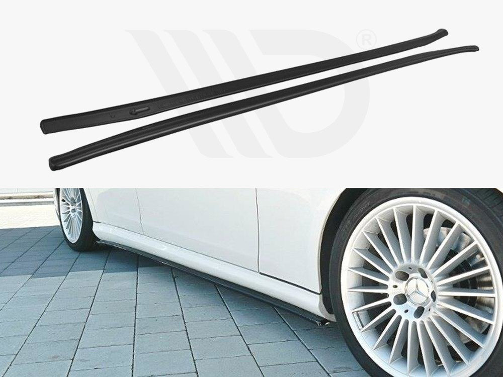 Side Skirts Diffusers Mercedes CLS C219 55AMG 2004-2006 Maxton Design