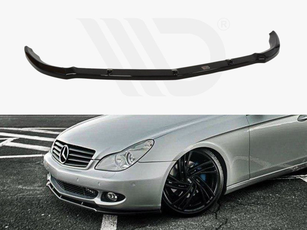 Front Splitter Mercedes CLS C219 Standard Bumper 2004-2008 Maxton Design