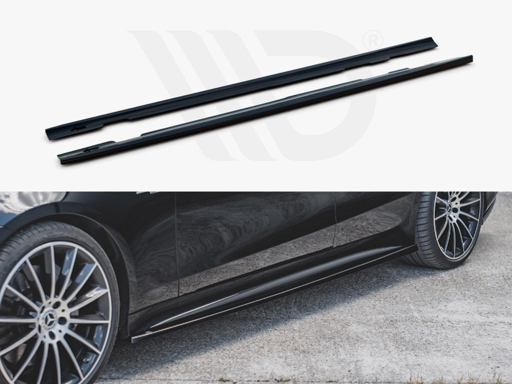 Side Skirts Splitters Mercedes-benz CLS AMG Line / 53AMG C257 2018-2021 Maxton Design