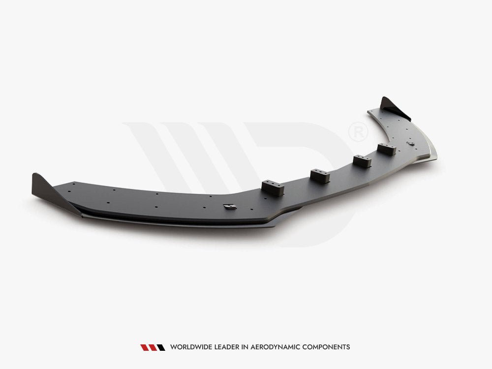 Racing Durability Front Splitter + Flaps Mercedes - AMG C43 Coupe C205 Maxton Design