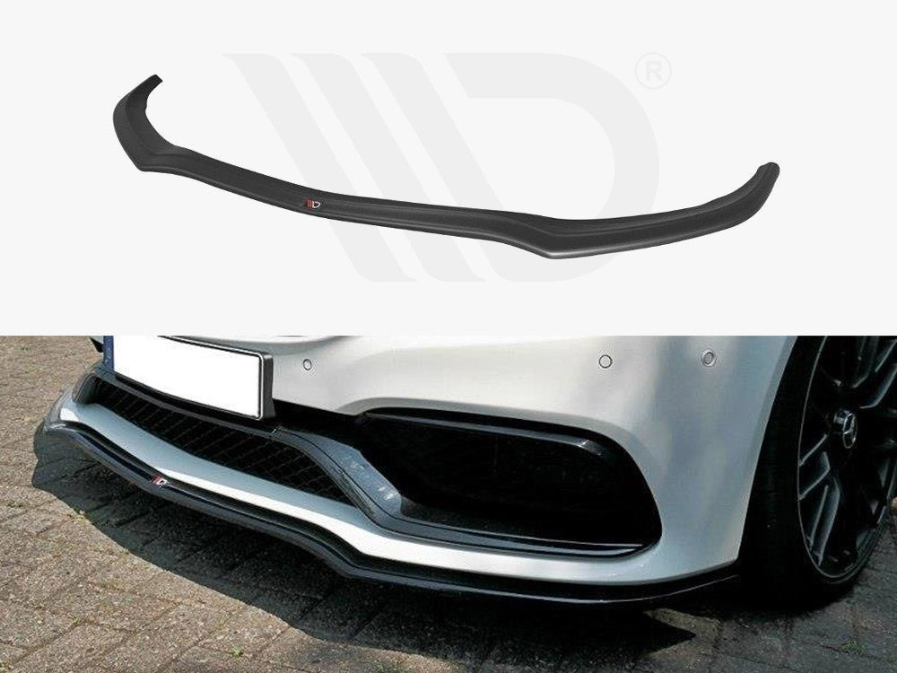 Front Splitter V.1 Mercedes C 205 63 AMG Coupe 2016-2018 Maxton Design