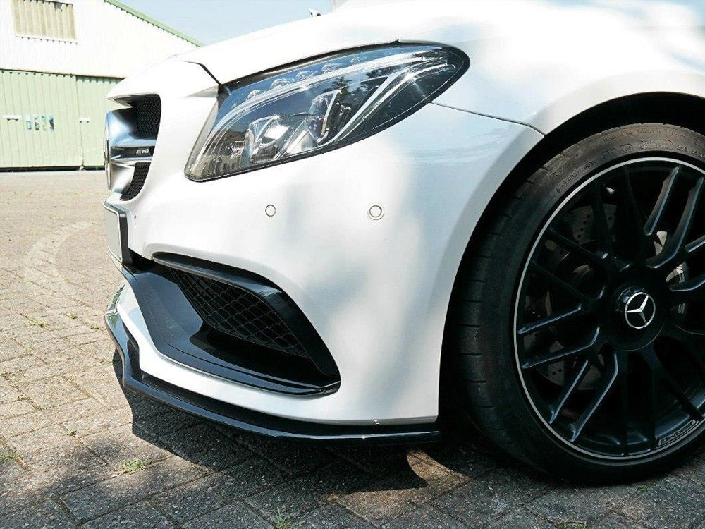 Front Splitter V.1 Mercedes C 205 63 AMG Coupe 2016-2018 Maxton Design