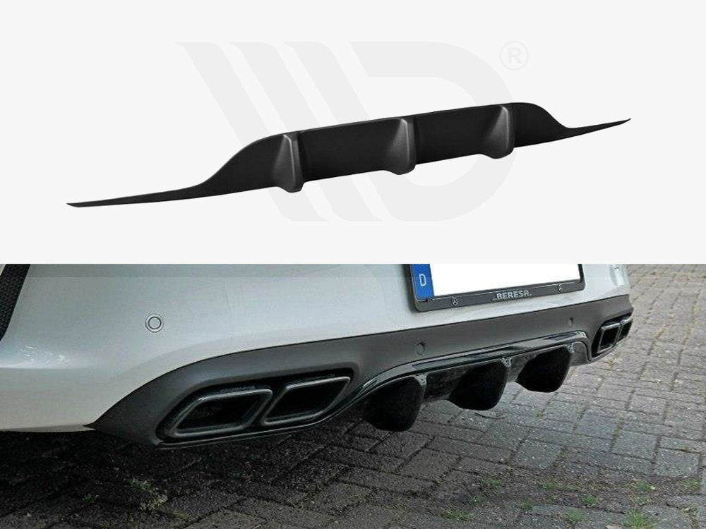 Rear Valance Mercedes C 205 63 AMG Coupe 2016-2018 Maxton Design